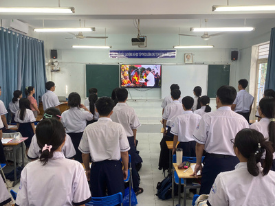 TRƯỜNG THPT THẠNH LỘC TRÂN TRỌNG THEO DÕI TRỰC TIẾP LỄ TRUY ĐIỆU VÀ AN TÁNG 731 HÀI CỐT LIỆT SĨ
